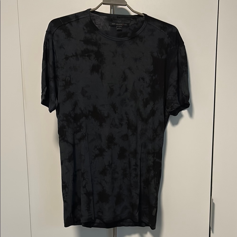 John Varvatos Black Short Sleeve Tee Classic Crew Neck